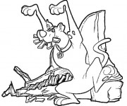 Coloriage Chien méchant dessin gratuit à imprimer