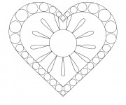 Coloriage Coeur magique pour enfant dessin gratuit à imprimer