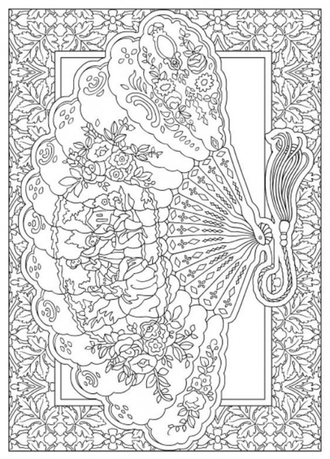Coloriage Vintage Décoration dessin gratuit à imprimer