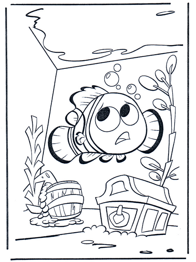 Coloriage Nemo gratuit à imprimer