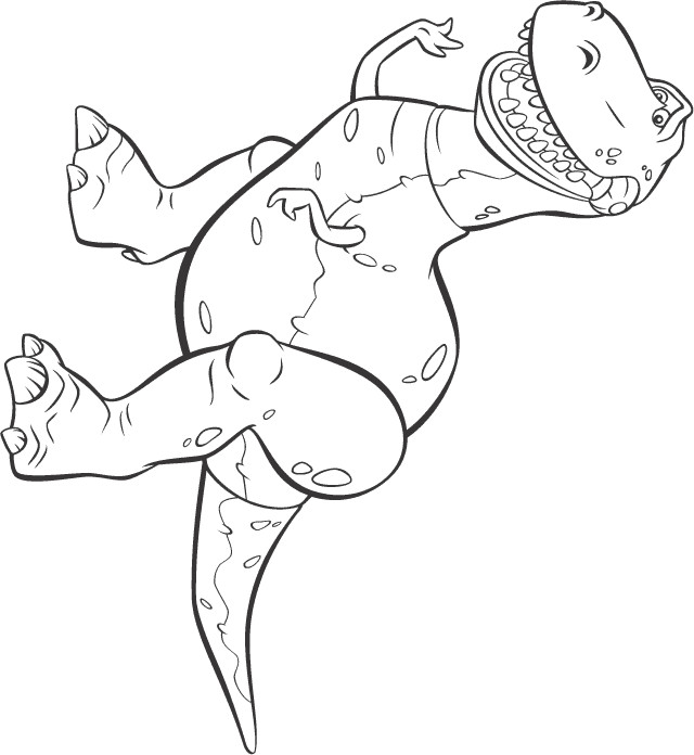 Coloriage Rex Toy Story à télécharger