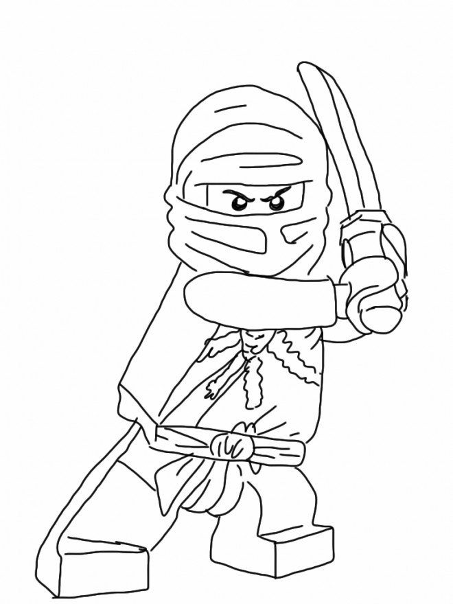 Coloriage Lego Ninjago à télécharger