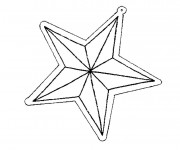 Coloriage Etoile gratuit à imprimer