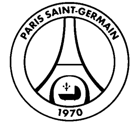 Coloriage Logo PSG dessin gratuit à imprimer