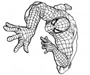 Coloriage Spiderman maternelle