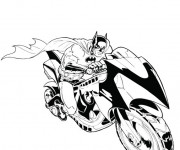 Coloriage Moto Enfant gratuit à imprimer