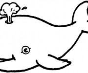 Coloriage Beluga pour enfant