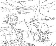 Coloriage Age de Dinosaures