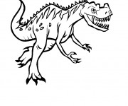 Coloriage et dessins gratuit Dinosaure carnivore à imprimer