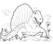 Coloriage Dinosaure Spinosaure