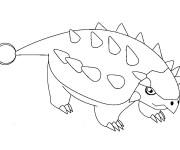 Coloriage Dinosaure Stégosaure