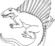Coloriage Dinosaure Stegosaurus dessin