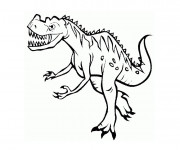 Coloriage et dessins gratuit Dinosaure Tyrex à imprimer