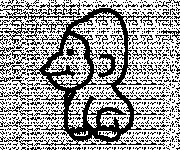 Coloriage et dessins gratuit Gorille mignon à imprimer