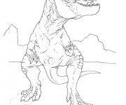Coloriage et dessins gratuit Indominus Rex à imprimer