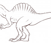 Coloriage et dessins gratuit indominus rex de jurassic park à imprimer
