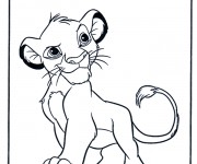 Coloriage et dessins gratuit Lion 14 à imprimer