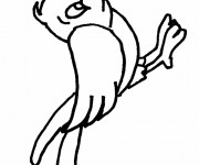 Coloriage et dessins gratuit Oiseau facile à imprimer