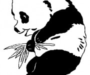Coloriage et dessins gratuit Panda mignon à imprimer