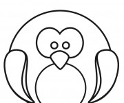 Coloriage et dessins gratuit Pingouin dessin pour enfant à imprimer