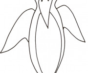 Coloriage et dessins gratuit Un pingouin à imprimer
