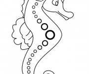 Coloriage Hippocampus