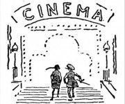Coloriage Salle de Cinéma en ligne
