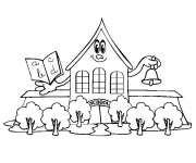 Coloriage et dessins gratuit École primaire maternelle à imprimer