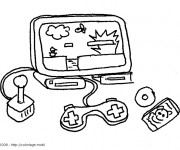 Coloriage et dessins gratuit Jeux Vidéo Nintendo à imprimer