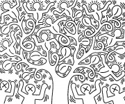 Coloriage et dessins gratuit Adulte Klimt à imprimer