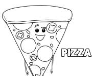 Coloriage Pizza Le Monde Secret Des Emojis