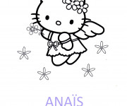 Coloriage et dessins gratuit Les Prénoms Anaïs pour Fille à imprimer