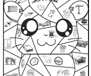Coloriage et dessins gratuit Magique cp Pikachu à imprimer