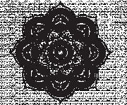 Coloriage et dessins gratuit Mandala Fleurs à télécharger à imprimer