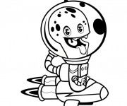 Coloriage et dessins gratuit Extraterrestre qui fait rire à imprimer