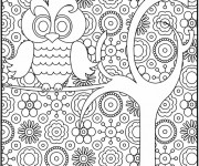 Coloriage et dessins gratuit Klimt relaxant à imprimer