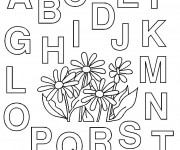 Coloriage et dessins gratuit Les Lettres de L'alphabet à colorier à imprimer