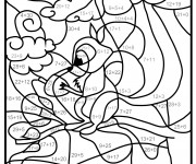 Coloriage Soustraction