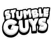 Coloriage Logo de Stumble Guys