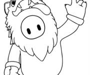 Coloriage Stumble Guys personnage simple