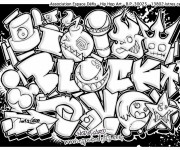 Coloriage et dessins gratuit Tag Love Graffiti à imprimer
