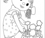 Coloriage Andy Pandy: Looby Lo