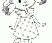Coloriage Looby Loo: Andy Pandy