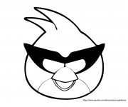 Coloriage et dessins gratuit Angry Birds en vecteur à imprimer