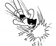 Coloriage et dessins gratuit Astroboy fâché à imprimer