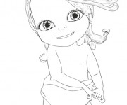 Coloriage Bebe Lilly simple