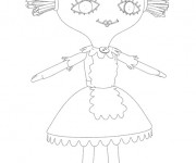 Coloriage et dessins gratuit La poupée de Bebe Lilly à imprimer