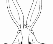 Coloriage et dessins gratuit Bugs Bunny Looney Toons à imprimer