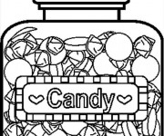 Coloriage et dessins gratuit La jare de Candy à imprimer