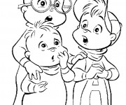 Coloriage et dessins gratuit Alvin et les Chipmunks le film à imprimer